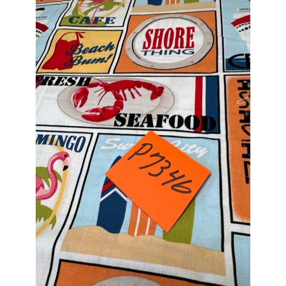 Shore Thing By Emily Herrick Cotton Fabric Panel 28" x 42" - Picture 8 of 8